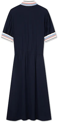 (W) 汤米·希尔费格 复古宽松版拼色棒球领连衣裙海军蓝 WW0WW41596 Lookbook (W) 汤米·希尔费格 复古宽松版拼色棒球领连衣裙海军蓝 WW0WW41596