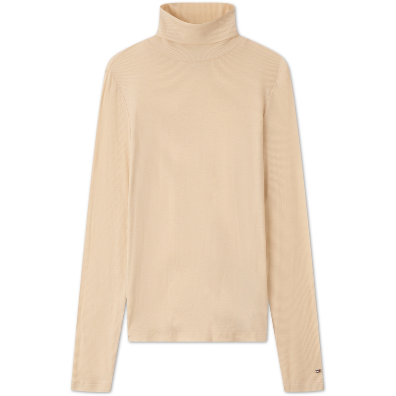 (Women) Tommy Hilfiger  Slim-Fit Turtleneck Long-Sleeve Base Layer T-Shirt WW0WW42093