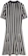 Lookbook (W) 汤米希尔费格修身棉质针织条纹连衣裙黑白休闲款 WW0WW43193