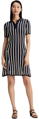 (W) 汤米希尔费格修身棉质针织条纹连衣裙黑白休闲款 WW0WW43193 Purchase (W) 汤米希尔费格修身棉质针织条纹连衣裙黑白休闲款 WW0WW43193