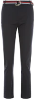 (Women) Tommy Hilfiger Slim Fit Stretch Casual Pants Navy with Striped Belt. WW0WW27848-DW5 (Women) Tommy Hilfiger Slim Fit Stretch Casual Pants Navy with Striped Belt. WW0WW27848-DW5