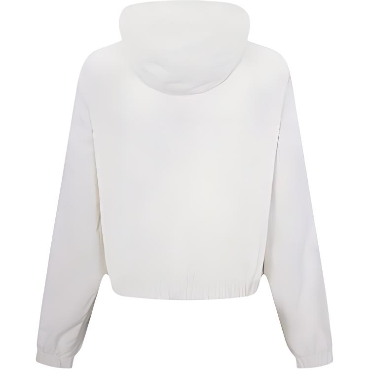 Lookbook (W) 汤米希尔费格纯色连帽拉链宽松夹克外套米白色 WW0WW38119-AC0