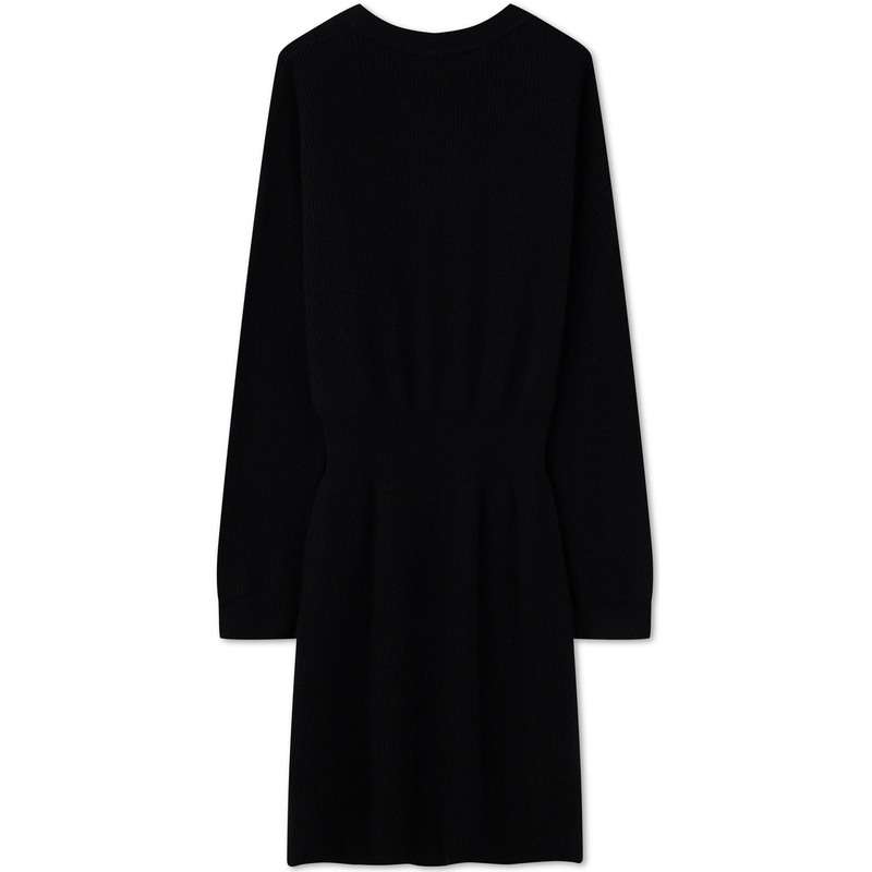 Lookbook (W) 汤米·希尔费格尔纯色修身针织长袖连衣裙 WW0WW40263