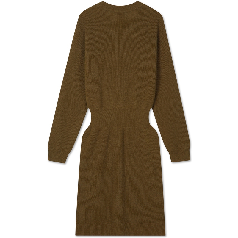 Cheap (W) 汤米·希尔费格尔纯色修身针织长袖连衣裙 WW0WW40263