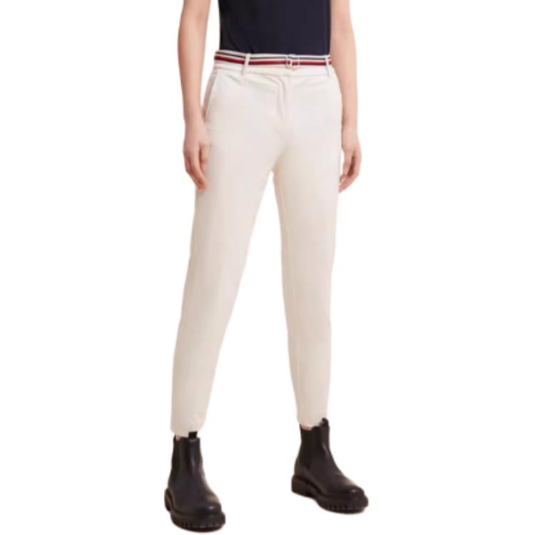 Details for (W) 汤米·希尔费格直筒白裤配红白蓝腰带 WW0WW27848-AC0