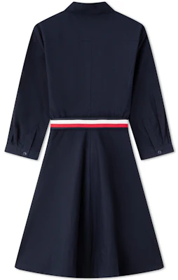 (W) 汤米希尔费格条纹长袖棉质衬衫连衣裙 WW0WW42729 Cheap (W) 汤米希尔费格条纹长袖棉质衬衫连衣裙 WW0WW42729