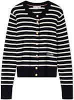 (Women) Tommy Hilfiger Striped Slim-Fit Knit Cotton Sweater Casual Layer Top WW0WW43148 (Women) Tommy Hilfiger Striped Slim-Fit Knit Cotton Sweater Casual Layer Top WW0WW43148