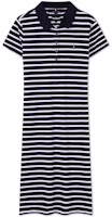 (Women) Tommy Hilfiger Striped Slim Fit Polo Dress Casual Short Sleeve. 76J4862 (Women) Tommy Hilfiger Striped Slim Fit Polo Dress Casual Short Sleeve. 76J4862