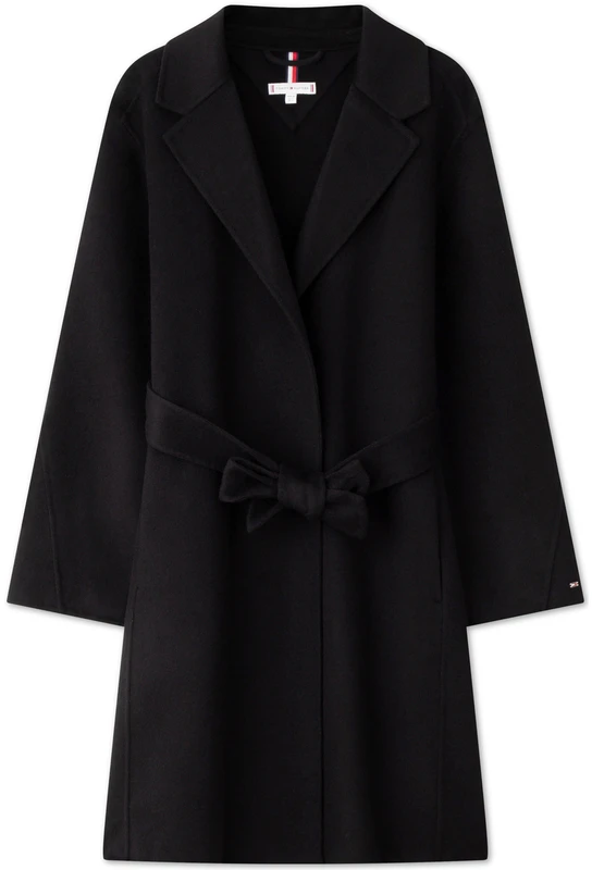 women-tommy-hilfiger-wool-blend-mid-length-belted-casual-coat-ww-0-ww-43603