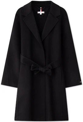 (W) Tommy Hilfiger 羊毛混紡中長款腰帶休閒外套 WW0WW43603 Order (W) Tommy Hilfiger 羊毛混紡中長款腰帶休閒外套 WW0WW43603