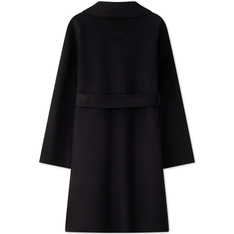 Lookbook (W) Tommy Hilfiger 羊毛混紡中長款腰帶休閒外套 WW0WW43603