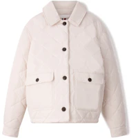 Sizing (Women) Tommy Hilfiger Casual Diamond Quilted Button-Up Short Warm Jacket WW0WW39252