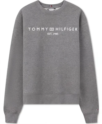(W) 汤米·希尔费格休闲字母印花圆领卫衣 深灰修身款 WW0WW39791 Order (W) 汤米·希尔费格休闲字母印花圆领卫衣 深灰修身款 WW0WW39791