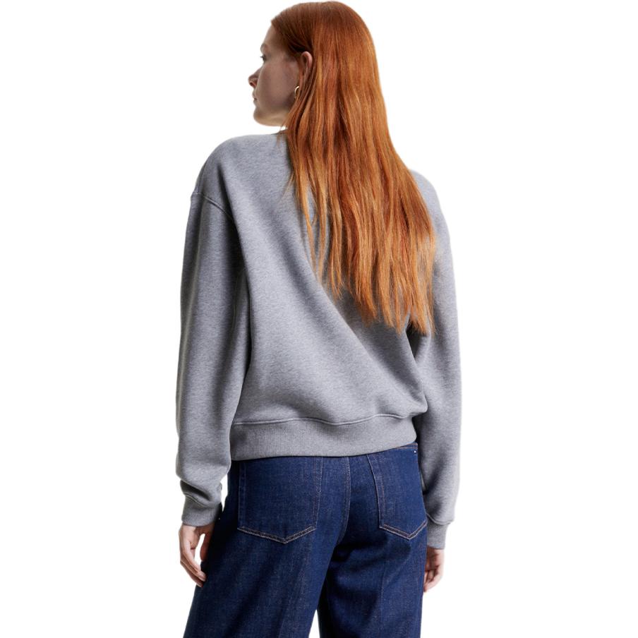 Purchase (W) 汤米·希尔费格休闲字母印花圆领卫衣 深灰修身款 WW0WW39791