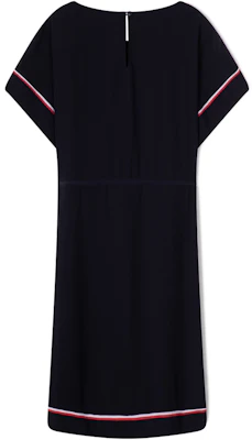 (W) 汤米·希尔费格经典修身腰带短袖连衣裙深蓝色女款 WW0WW37966DW5 Lookbook (W) 汤米·希尔费格经典修身腰带短袖连衣裙深蓝色女款 WW0WW37966DW5