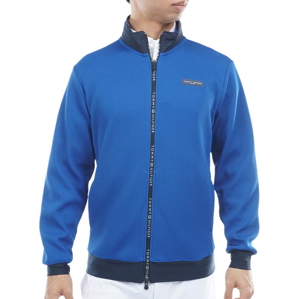 (Women) Tommy Hilfiger Full-Zip Long-Sleeve Golf Jacket THMA552-BLU