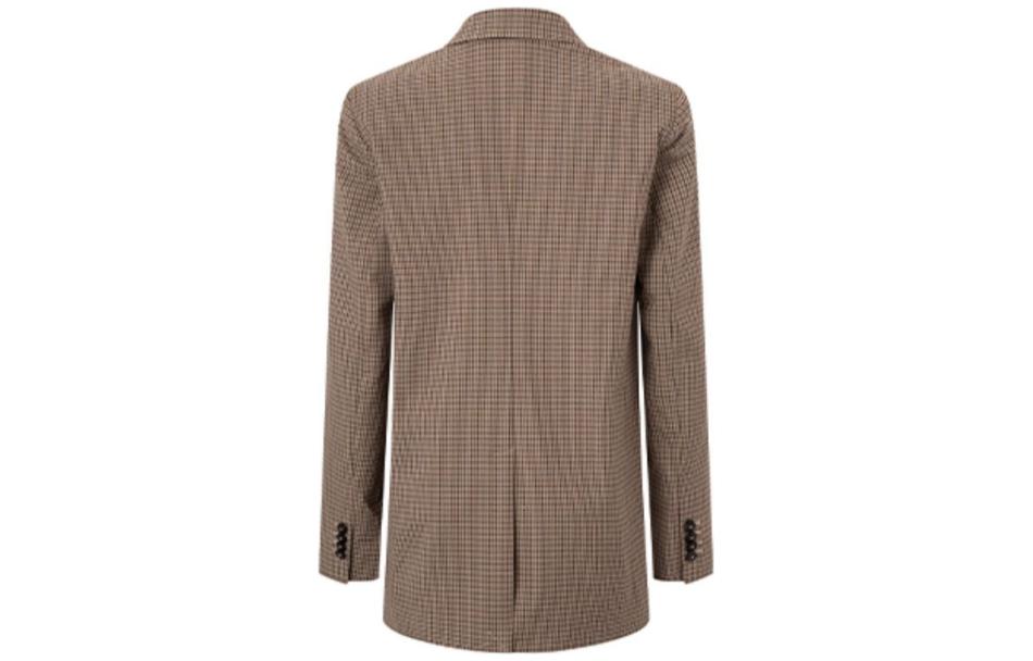 Lookbook (W) Tommy Hilfiger FW22 千鳥格刺繡西裝外套棕色 WW0WW35636-0LY