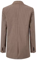 Lookbook (Women) Tommy Hilfiger FW22 Houndstooth Embroidered Blazer Brown. WW0WW35636-0LY