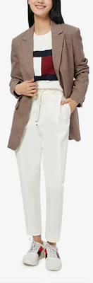 (W) Tommy Hilfiger FW22 千鳥格刺繡西裝外套棕色 WW0WW35636-0LY Shop (W) Tommy Hilfiger FW22 千鳥格刺繡西裝外套棕色 WW0WW35636-0LY