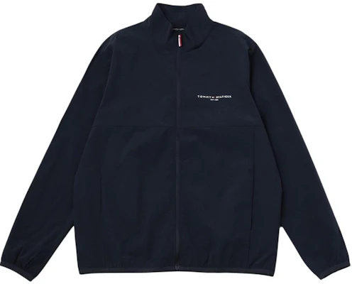 (Women) Tommy Hilfiger Logo High Collar Zip Long Sleeve Golf Jacket XSYMA41900410 Buy (Women) Tommy Hilfiger Logo High Collar Zip Long Sleeve Golf Jacket XSYMA41900410