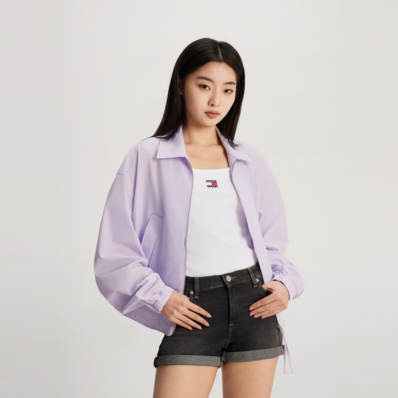 Purchase (W) Tommy Hilfiger 寬鬆版拉鍊抽繩腰夾克 DW0DW17718