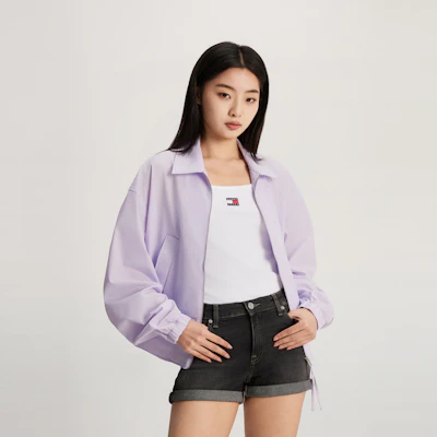 (W) Tommy Hilfiger 寬鬆版拉鍊抽繩腰夾克 DW0DW17718 Purchase (W) Tommy Hilfiger 寬鬆版拉鍊抽繩腰夾克 DW0DW17718