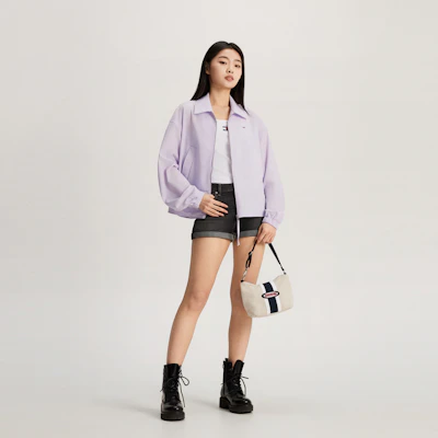 (W) Tommy Hilfiger 寬鬆版拉鍊抽繩腰夾克 DW0DW17718 Sizing (W) Tommy Hilfiger 寬鬆版拉鍊抽繩腰夾克 DW0DW17718