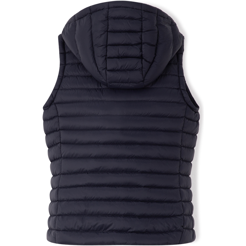 (Women) Tommy Hilfiger Navy Quilted Down Vest Jacket with Minimal Embroidery XW0XW02726 圖 3