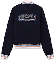 Lookbook (Women) Tommy Hilfiger Neon Track Print Colorblock Loose Jacket Navy WW0WW41393