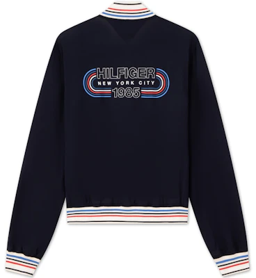 (W) 汤米希尔费格霓虹拼色松身夹克海军蓝 WW0WW41393 Lookbook (W) 汤米希尔费格霓虹拼色松身夹克海军蓝 WW0WW41393