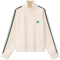 Order (Women) Tommy Hilfiger Off-White Jacquard Terry Zip-Up Casual Sweater Jacket WW0WW41500
