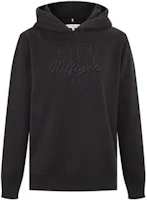 Order (Women) Tommy Hilfiger Printed Logo Pullover Hoodie Long Sleeve Sweatshirt WW0WW32410-BDS