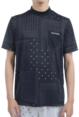 (Women) Tommy Hilfiger Printed Short Sleeve Golf Polo Shirt THMA524-NVY Buy (Women) Tommy Hilfiger Printed Short Sleeve Golf Polo Shirt THMA524-NVY