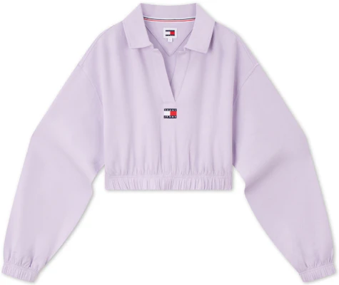 (W) 汤米希尔费格复古美式V领短款紫色女子卫衣 DW0DW17785 Buy (W) 汤米希尔费格复古美式V领短款紫色女子卫衣 DW0DW17785