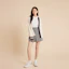 Details for (W) Tommy Hilfiger Retro College Cardigan Wanita Colorblock Krim Putih. WW0WW39535