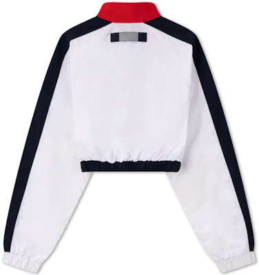 (W) Tommy Hilfiger 復古拼色魔鬼氈短夾克 白色 DW0DW18628 Lookbook (W) Tommy Hilfiger 復古拼色魔鬼氈短夾克 白色 DW0DW18628