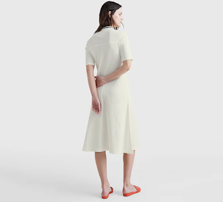 (W) 汤米希尔费格2023春夏拉链短袖纯色连衣裙 WW0WW37841 Purchase (W) 汤米希尔费格2023春夏拉链短袖纯色连衣裙 WW0WW37841