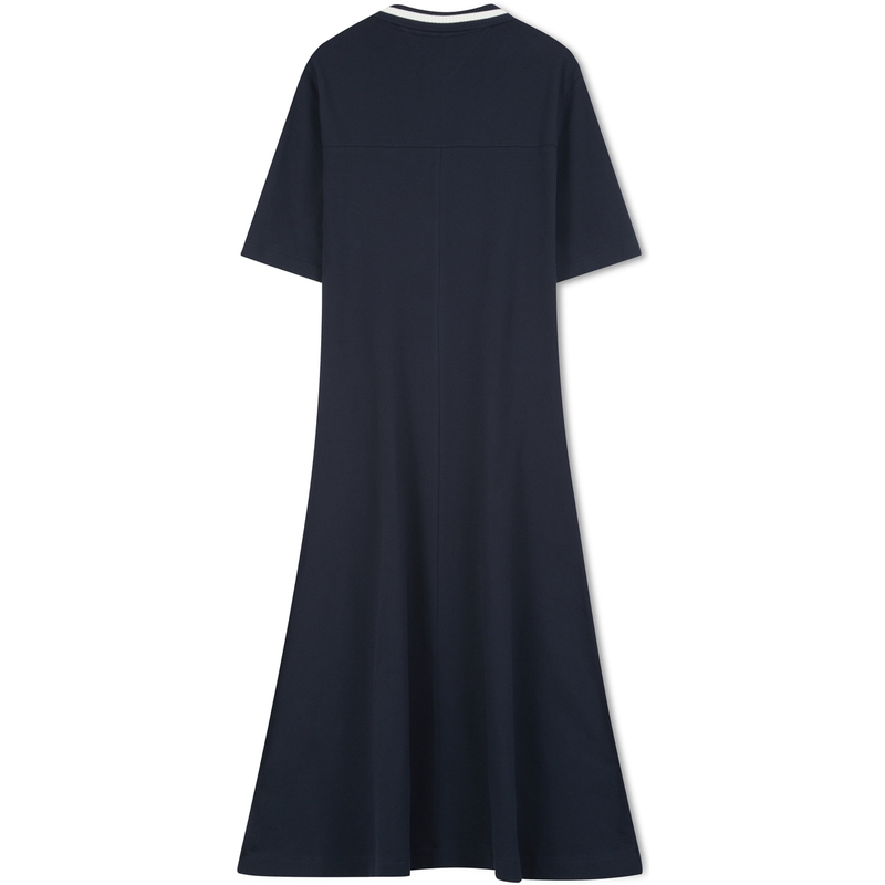 Cheap (W) 汤米希尔费格2023春夏拉链短袖纯色连衣裙 WW0WW37841