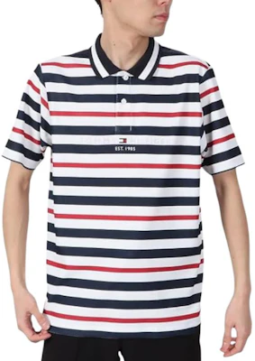 (Women) Tommy Hilfiger Striped Button-Up Golf Polo Shirt THMA506TRI Buy (Women) Tommy Hilfiger Striped Button-Up Golf Polo Shirt THMA506TRI
