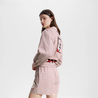 (W) 汤米希尔费格 x 迪士尼 格纹米奇短款夹克 - 红白蓝 WW0WW39657DW5 Purchase (W) 汤米希尔费格 x 迪士尼 格纹米奇短款夹克 - 红白蓝 WW0WW39657DW5