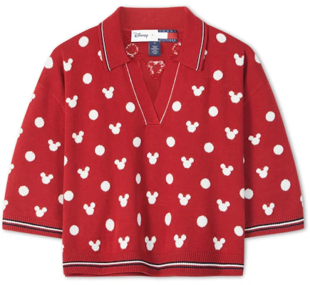 (W) Tommy Hilfiger x Disney Polo de Manga Larga Cropped Lunares - Rojo Manzana WW0WW38825XIT Buy (W) Tommy Hilfiger x Disney Polo de Manga Larga Cropped Lunares - Rojo Manzana WW0WW38825XIT