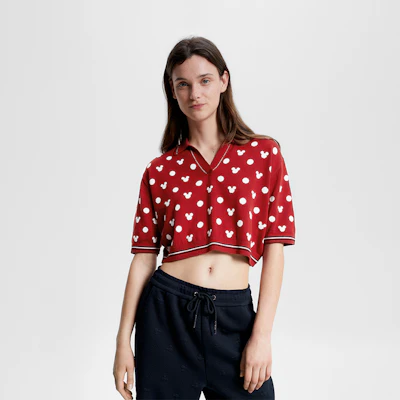 (W) Tommy Hilfiger x Disney Polo de Manga Larga Cropped Lunares - Rojo Manzana WW0WW38825XIT Shop (W) Tommy Hilfiger x Disney Polo de Manga Larga Cropped Lunares - Rojo Manzana WW0WW38825XIT