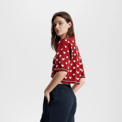 (W) Tommy Hilfiger x Disney Polo de Manga Larga Cropped Lunares - Rojo Manzana WW0WW38825XIT Purchase (W) Tommy Hilfiger x Disney Polo de Manga Larga Cropped Lunares - Rojo Manzana WW0WW38825XIT