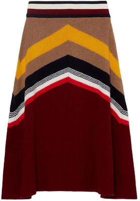 (W) 汤米希尔费格 x PENDLETON 红色拼色针织中长裙 WW0WW40806-XJS Lookbook (W) 汤米希尔费格 x PENDLETON 红色拼色针织中长裙 WW0WW40806-XJS