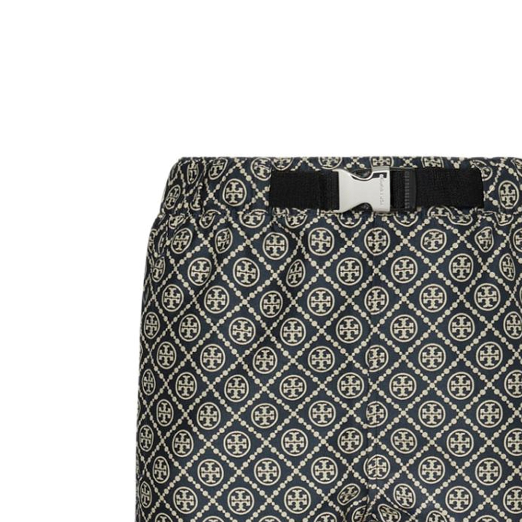 Details for (W) TORY BURCH 全版印花針織慢跑褲 海軍藍 156666-400