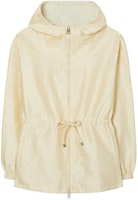 (Women) TORY BURCH Reversible Logo Hoodie Jacket Sesame Color. 149029-255 (Women) TORY BURCH Reversible Logo Hoodie Jacket Sesame Color. 149029-255