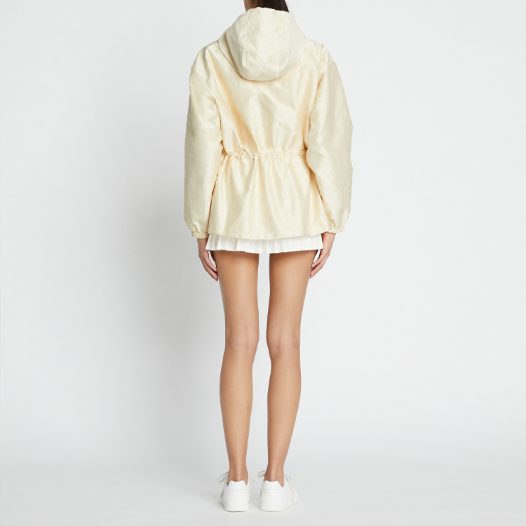 Shop (W) TORY BURCH 可翻转logo连帽夹克 芝麻色. 149029-255