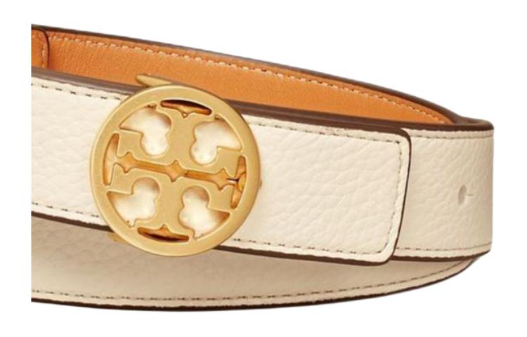 Shop (W) Tory Burch Sabuk Kulit T Reversible Beige. 64926-139