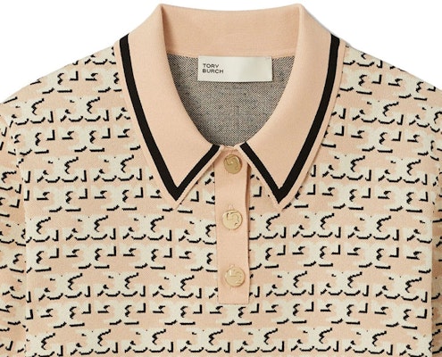 (W) Tory Burch 米色短袖標誌設計Polo衫 159411-650 Details for (W) Tory Burch 米色短袖標誌設計Polo衫 159411-650