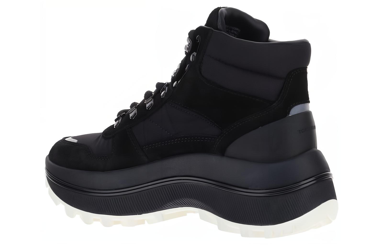 (W) TORY BURCH Adventure Suede Lace-Up Booties 'Black' 圖 4